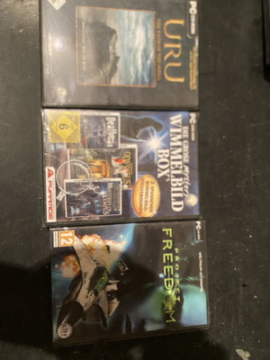 Uru, The Chronicles of Myst, Project Freedom PC games, set of 3