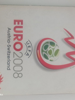 Panini UEFA Euro 2008 άλμπουμ με αυτοκόλλητα και 23 ελλείψεις