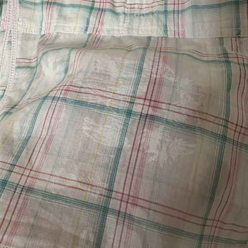 O'Neill skirt like new with pastel check pattern and embroidered logo