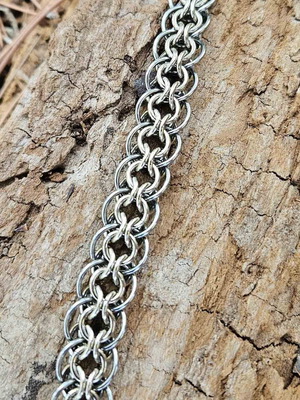 Cyclone Bracelet new, handmade steel silver bronze