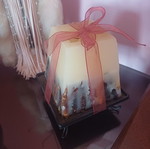 Large candle new
