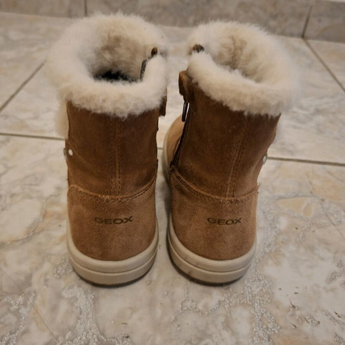 Geox kids boots like new, size 24, beige brown
