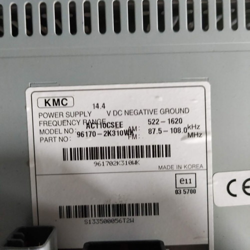 Kia Soul facelift radio used, mp3, Bluetooth, 96170-2K310
