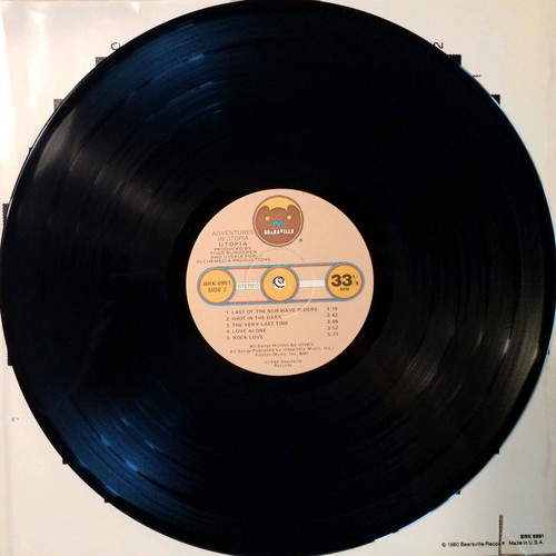 Utopia Adventures In Utopia vinyl used, rock
