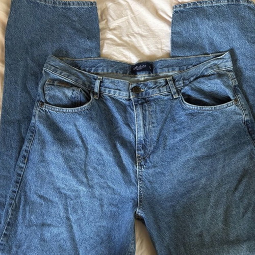 Blue baggy wide leg jeans LC Waikiki like new, size 44