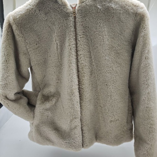Mayoral children's winter fur jacket with hood like new, size 14