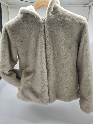 Mayoral children's winter fur jacket with hood like new, size 14