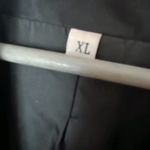 Satin jacket used, black with back design