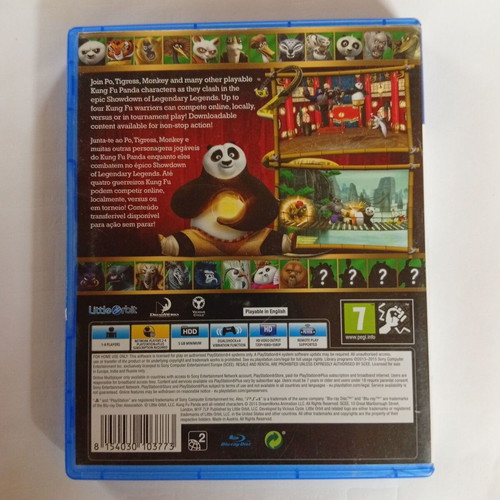 Kung Fu Panda Showdown Of Legendary Legends PS4 game like new