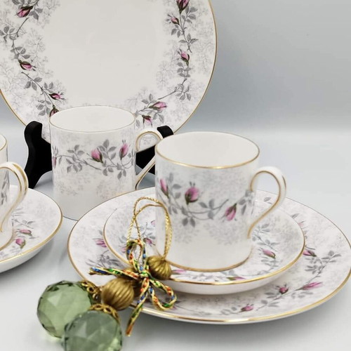 English bone china Tuskan England coffee set like new