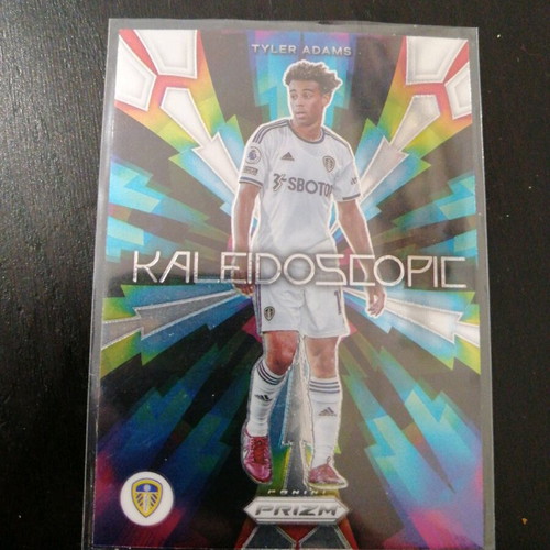 Tyler Adams 2022-23 Panini Prizm Premier League card like new Kaleidoscopic Leeds United