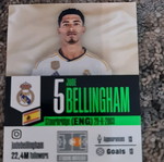 Jude Bellingham 2023 TC Panini collectible card like new