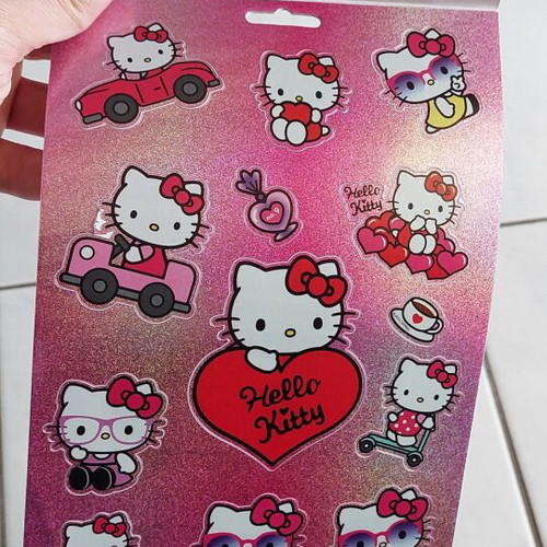 Hello Kitty sticker block with 200 stickers new