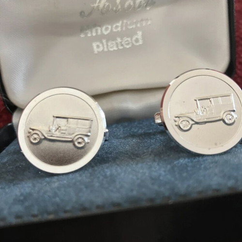 Ascot cufflinks like new, silver