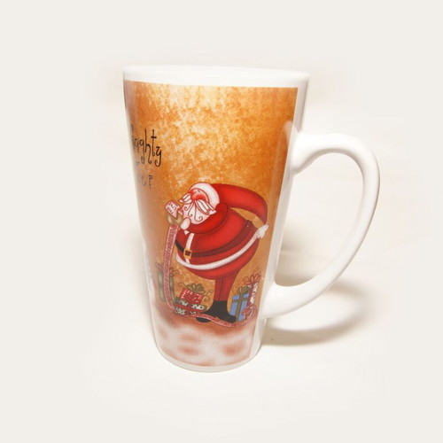 Large mugs used, pack of 7, Christmas theme