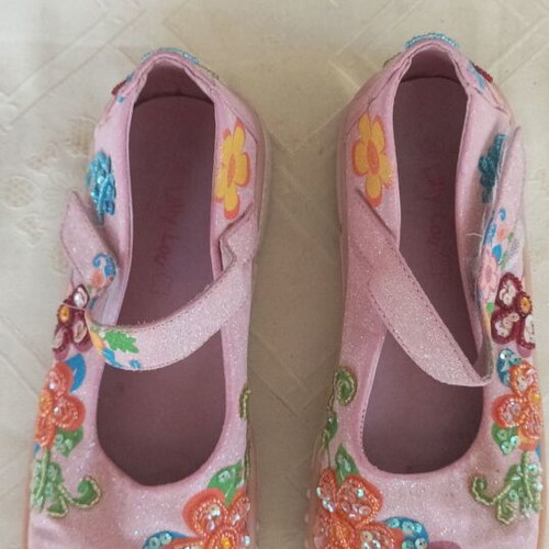 Lilly Lou girls' shoes used, size 35, multicolored