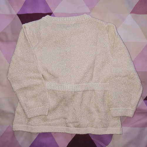 Baby cardigan size 6-9 months like new, beige gold prenatal