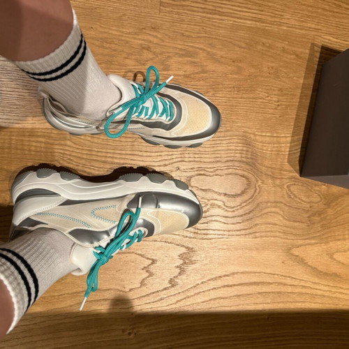 Hogan Hyperactive sneakers like new, white and turquoise, size 41