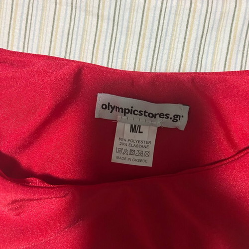 Swimsuit red size M/L, lightly worn