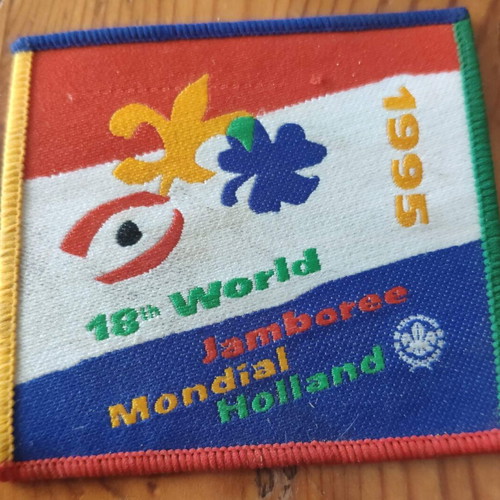 Scout patch 18th World Jamboree 1995 used
