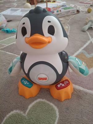 Fisher Price Linkimals Penguin interactive toy like new with music