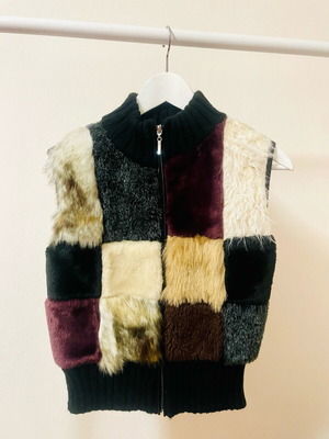 Sleeveless vest new multicolor, size S