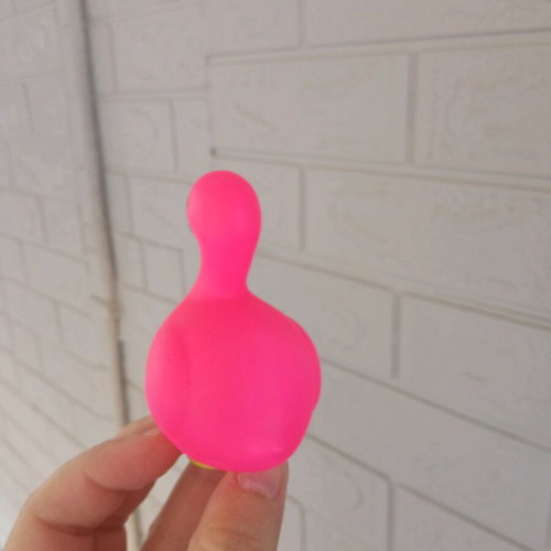 Decorative plastic pink flamingo used