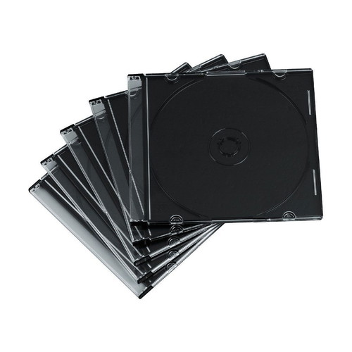 CD cases used, pack of 15 pieces, multicolor