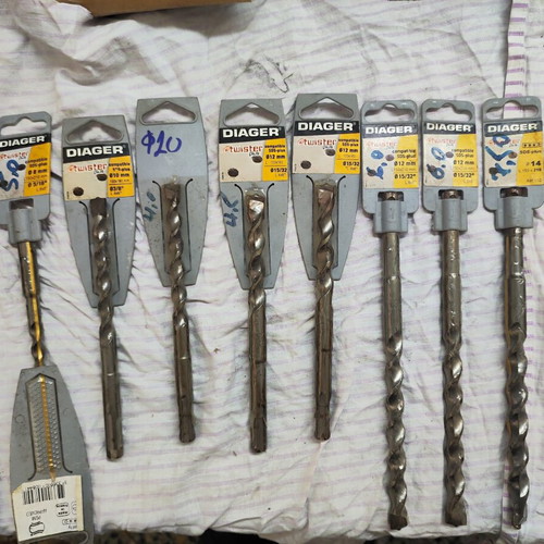 Drill bits for wall simple and SDS new