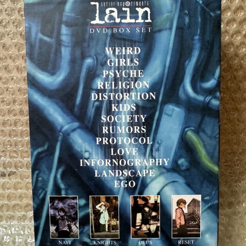 LAIN SERIAL EXPERIMENTS DVD BOX SET COMPLETE ANIME SERIES LIKE NEW