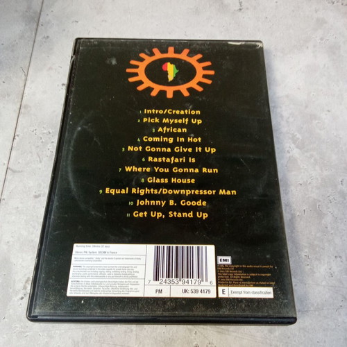Peter Tosh Captured Live Reggae Africa DVD 2000s used