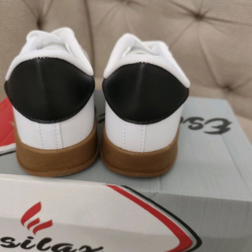Sneakers white with stripes size 37 new with box
