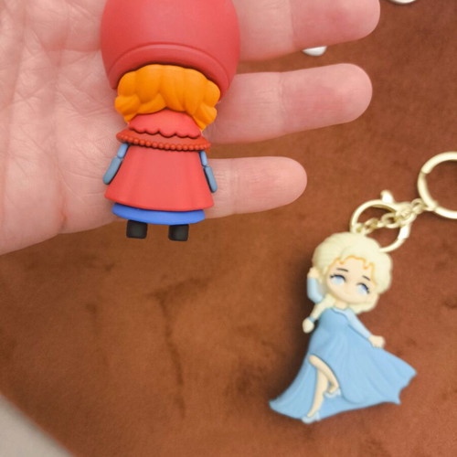 Frozen Disney Elsa Anna Olaf keychain set new with tags
