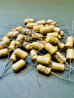 Mullard Mustard 47nf 400V 10% Capacitor new, genuine NOS
