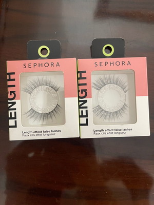 Sephora length effect false lashes unused