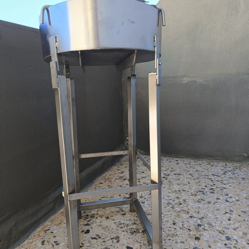 Inox Charcoal Grill New, Oval Shape, Portable and Durable