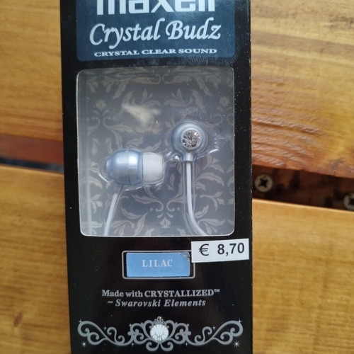 Earbuds with crystal, new