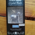 Earbuds with crystal, new