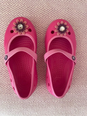 Crocs c9 (25-26) κοριτσιστικά ροζ μεταχειρισμένα
