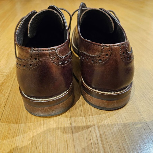 Kalogiou men's shoes used, brown, size 42