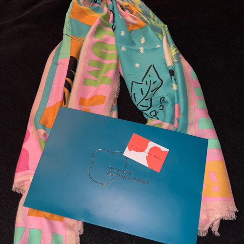 Wild Country foulard scarf new, multicolored, 130x130 cm