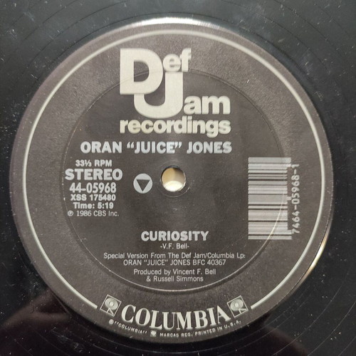 Oran Juice Jones Curiosity B/W Here I Go Again 12'' Vinyl Maxi Single used