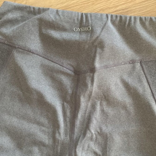 Oysho grey sports leggings used, size S