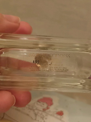 Bronze Goddess empty bottle used 100ml Estée Lauder