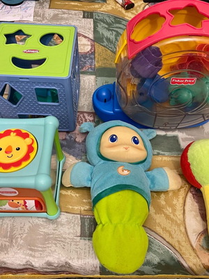 Fisher Price παιχνίδια μεταχειρισμένα, εκπαιδευτικά και μουσικό μωρό