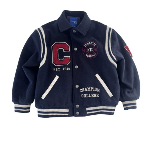 Champion x Zara College Jacket used, 7-8 years, varsity bomber