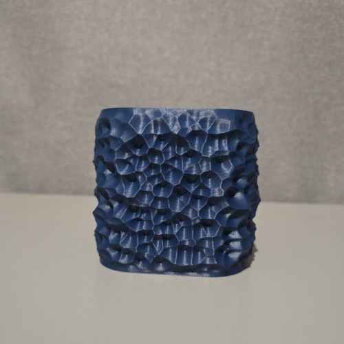 3D printed planter blue dark, like new