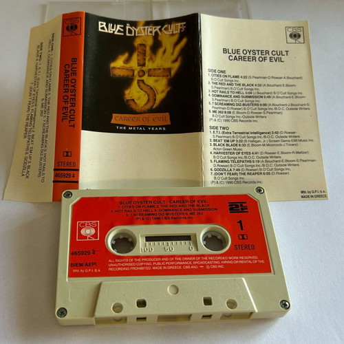 Blue Oyster Cult Career Of Evil (The Metal Years) cassette used