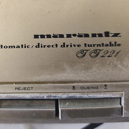 Marantz TT221 vintage turntable, direct drive, semi-automatic
