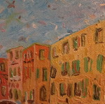 Πίνακας ζωγραφικής Colors of Venice, ελαιογραφία σε μουσαμά, καινούργιο
